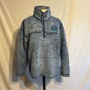 Boxercraft Blue Coat Jacket Sherpa Womens‎ Size Medium Long Sleeve Up North MN